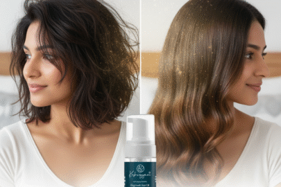 kesvigyan foam hair oil bottel (6)